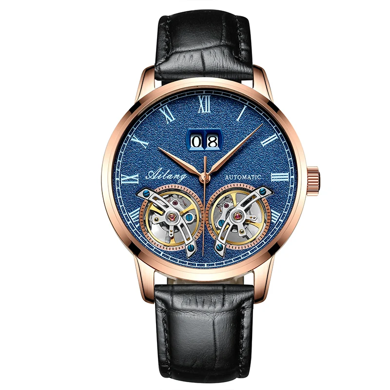 AILANG 8221B Switzerland watches men luxury brand Automatic Double Tourbillon Skeleton Business Watch relogio masculino
AILANG 8221B Switzerland watches men luxury brand Automatic Double Tourbillon Skeleton Business Watch relogio masculino