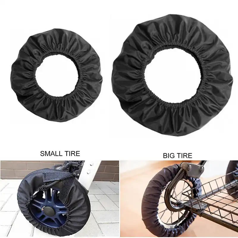 Universal Wheels Protection Cover For Pram Pushchair 4pcs Set With Bag