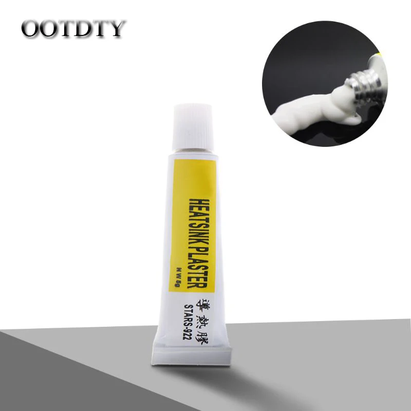 OOTDTY Thermal Silicone Adhesive Compound Glue Conductive Heatsink Plaster For Electronic CPU GPU DORP SHIPPING
OOTDTY Thermal Silicone Adhesive Compound Glue Conductive Heatsink Plaster For Electronic CPU GPU DORP SHIPPING