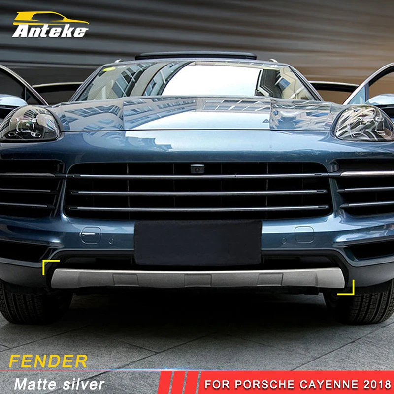 ANTEKE Stainless Steel Front Fender Rear Fender Protect trim Exterior Accessories For Porsche Cayenne 2018
ANTEKE Stainless Steel Front Fender Rear Fender Protect trim Exterior Accessories For Porsche Cayenne 2018