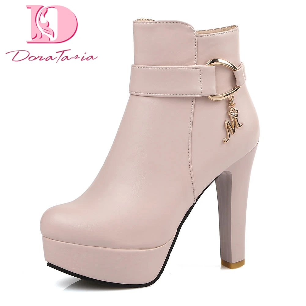 DoraTasia 2018 large Sizes 32-43 best quality Platform women Shoes woman ankle boots Fashion High Heels winter boot Woman Shoes
DoraTasia 2018 large Sizes 32-43 best quality Platform women Shoes woman ankle boots Fashion High Heels winter boot Woman Shoes