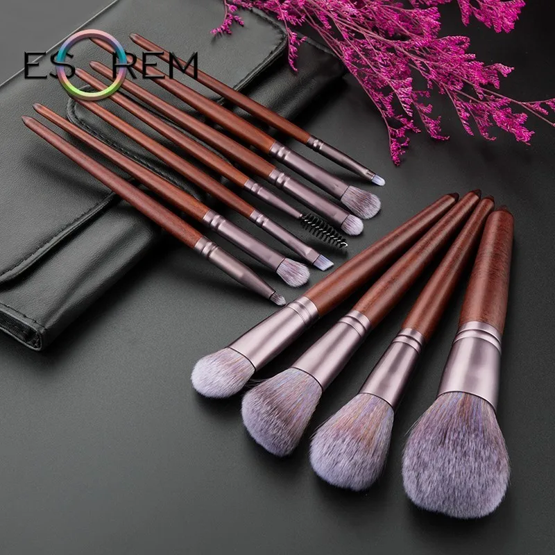 ESOREM 11 Pcs Soft Makeup Brushes With Bag Plain Wood Handle Eye Makeup Brush Shader Buffing Brush Pinceaux Maquillage 062603
ESOREM 11 Pcs Soft Makeup Brushes With Bag Plain Wood Handle Eye Makeup Brush Shader Buffing Brush Pinceaux Maquillage 062603