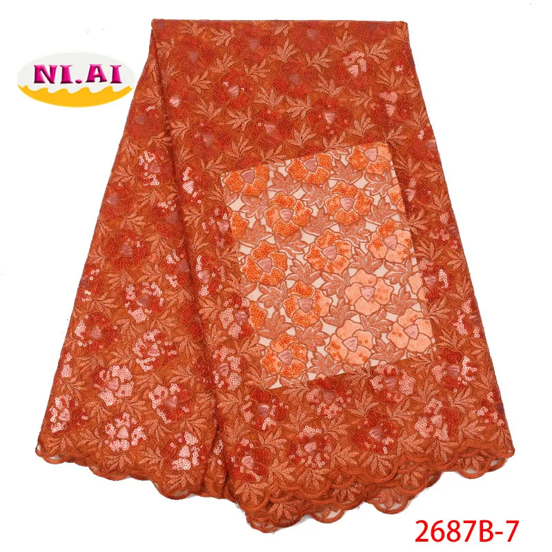 Burnt Orange Organza Lace Fabric 2019 High Quality Lace, Sequin Lace Fabric Evening Dresses, Nigeria Lace Bridal Fabric Mr2687b
Burnt Orange Organza Lace Fabric 2019 High Quality Lace, Sequin Lace Fabric Evening Dresses, Nigeria Lace Bridal Fabric Mr2687b