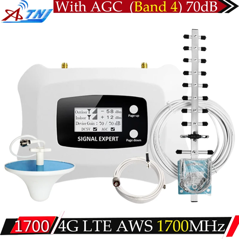 ATNJ 70dB Gain AWS 1700mhz Repetidor 3g 4g LTE repeater mobile signal booster 3g 4g cellular signal amplifier 3g 4g repeater
ATNJ 70dB Gain AWS 1700mhz Repetidor 3g 4g LTE repeater mobile signal booster 3g 4g cellular signal amplifier 3g 4g repeater
