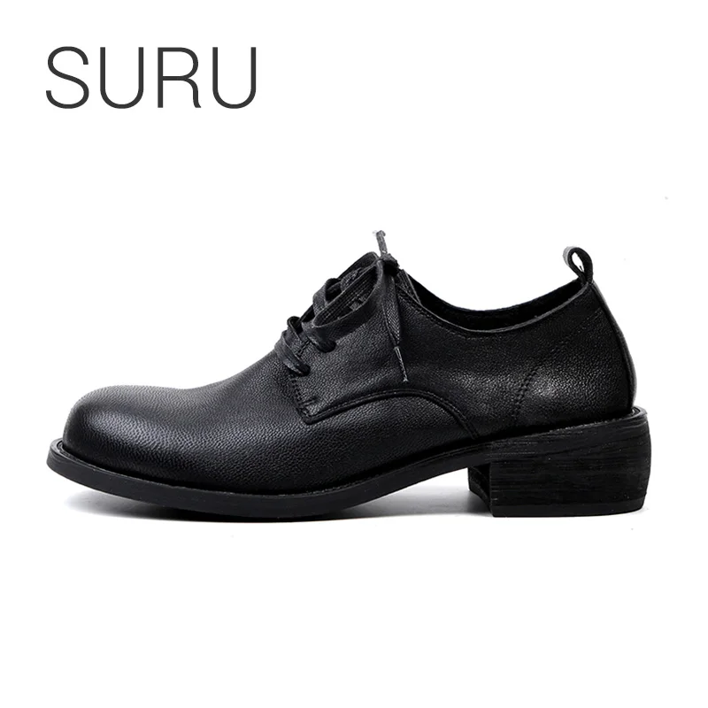 SURU Comfortable Big Round Toe Lace-up Leather Shoes Women Black or Red Or White Slipper Shoes
SURU Comfortable Big Round Toe Lace-up Leather Shoes Women Black or Red Or White Slipper Shoes