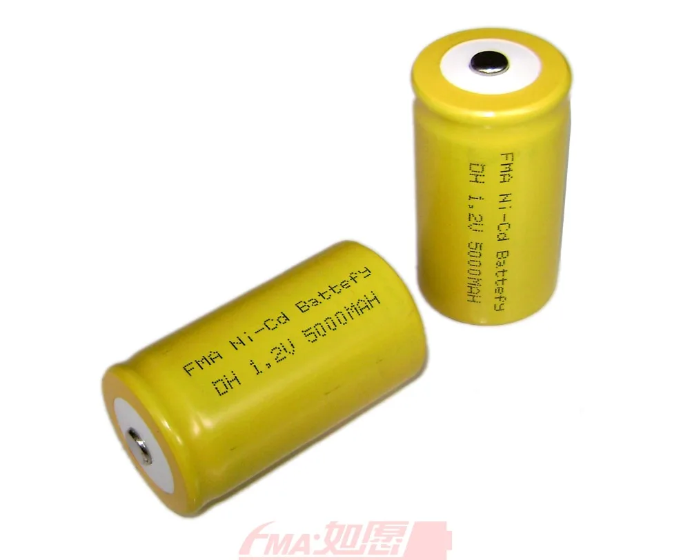 2x Ni-Cd 1.2V 5000MAH Size D 33*60mm Rechargeable Battery for Flashlight Water heater Gas stove Replace LR20 AM1
2x Ni-Cd 1.2V 5000MAH Size D 33*60mm Rechargeable Battery for Flashlight Water heater Gas stove Replace LR20 AM1