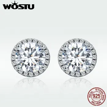 WOSTU 925 Sterling Silver 4 Carat Round Cut CZ Stud Earrings for Women Halo Bridal Bridesmaid Wedding Jewelry Gift DXE358
WOSTU 925 Sterling Silver 4 Carat Round Cut CZ Stud Earrings for Women Halo Bridal Bridesmaid Wedding Jewelry Gift DXE358