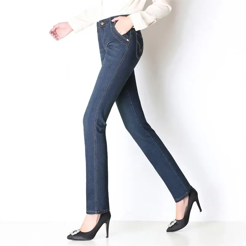 Free Shipping 2018 Spring Women Fashion Mid Waist Blue Jeans High Elastic Skinny Slim Denim Pencil Pant Size 26-34
Free Shipping 2018 Spring Women Fashion Mid Waist Blue Jeans High Elastic Skinny Slim Denim Pencil Pant Size 26-34