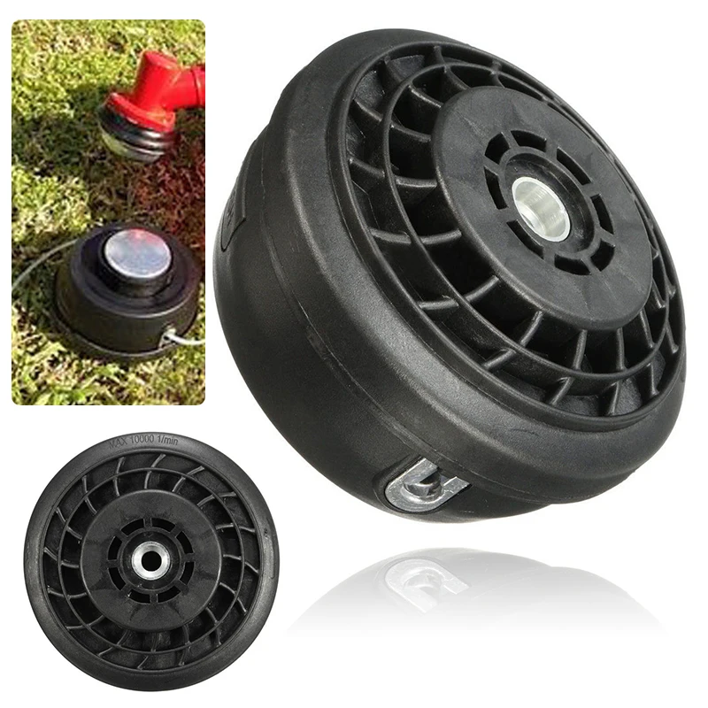 Black Durable Universal 2 Wires Mower Bump Cutting Trimmer Brush Cutter Head
