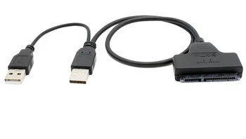 100pcs USB2.0 USB 2.0 to SATA Serial ATA 15+7 22P 22Pin connector Adapter Cable For 2.5" HDD Laptop Hard Drive with USB power
100pcs USB2.0 USB 2.0 to SATA Serial ATA 15+7 22P 22Pin connector Adapter Cable For 2.5" HDD Laptop Hard Drive with USB power