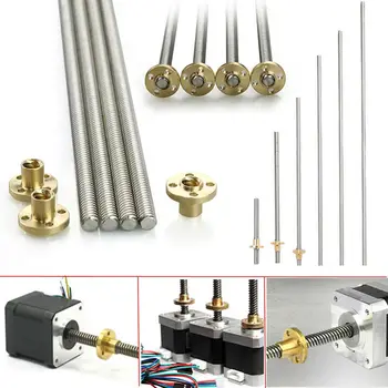100-600mm 3D Printer T8 8mm Rod Lead Screw Nut Z Axis Linear Rail Bar Shaft for 3D Printer Accessories C26
100-600mm 3D Printer T8 8mm Rod Lead Screw Nut Z Axis Linear Rail Bar Shaft for 3D Printer Accessories C26