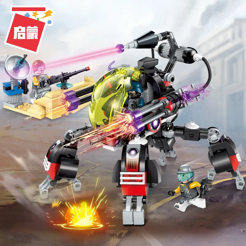 Enlighten Building Block High-Tech Era Shooting Robot Attack 3 Figures 318pcs Educational Technic Bricks Toy For Boy Gift
Enlighten Building Block High-Tech Era Shooting Robot Attack 3 Figures 318pcs Educational Technic Bricks Toy For Boy Gift