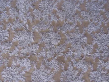 Hot style 150 cm Corded French Guipure wedding dress lace fabric wholesale price high quality
Hot style 150 cm Corded French Guipure wedding dress lace fabric wholesale price high quality