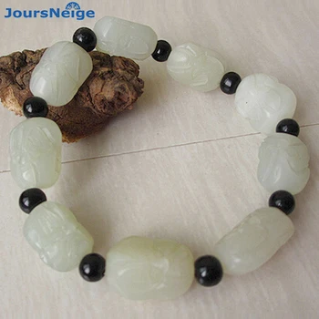 JoursNeige Natural Hetian White Stone Lohan Bracelets Manual Sculpture Lucky for Men Women Bracelet Jewelry
JoursNeige Natural Hetian White Stone Lohan Bracelets Manual Sculpture Lucky for Men Women Bracelet Jewelry