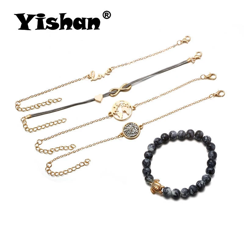 Yishan 5Pcs Trendy Heart Shape Bracelet Bangle Set For Women Girls Simple Bracelets Stylish Jewelry Party Gifts YS0097
Yishan 5Pcs Trendy Heart Shape Bracelet Bangle Set For Women Girls Simple Bracelets Stylish Jewelry Party Gifts YS0097