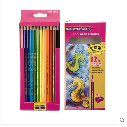 12pcs/set premium color pencil with a sharpener high quality eco-friendly wood color drawing pencil hot sale Marco 4100-12CB
12pcs/set premium color pencil with a sharpener high quality eco-friendly wood color drawing pencil hot sale Marco 4100-12CB