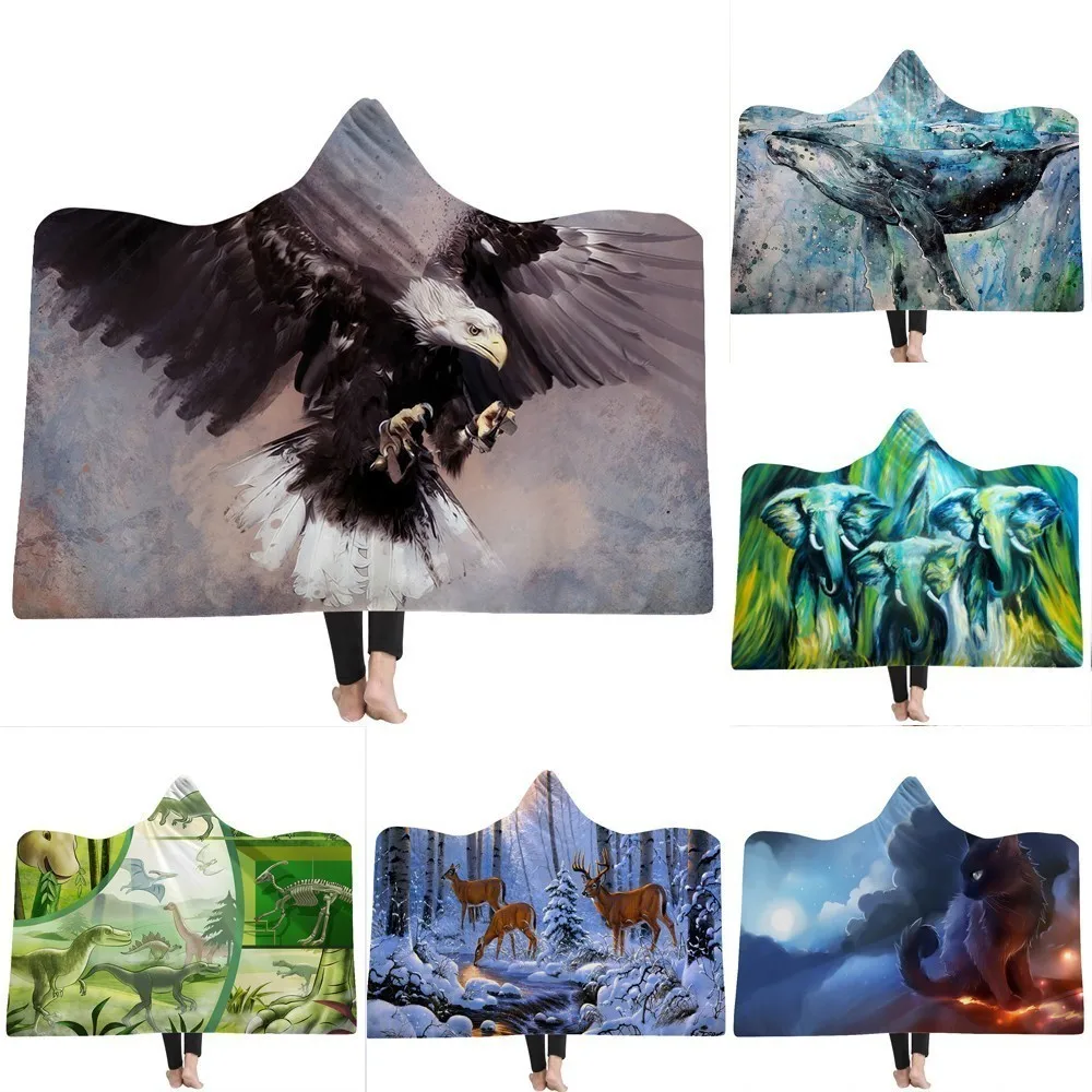 Eagle Fish 3D Print Animal Hooded Blanket Adult Kid Wool Winter Warm Sofa Back to School Home Travel Picnic Wearable Blanket
Eagle Fish 3D Print Animal Hooded Blanket Adult Kid Wool Winter Warm Sofa Back to School Home Travel Picnic Wearable Blanket