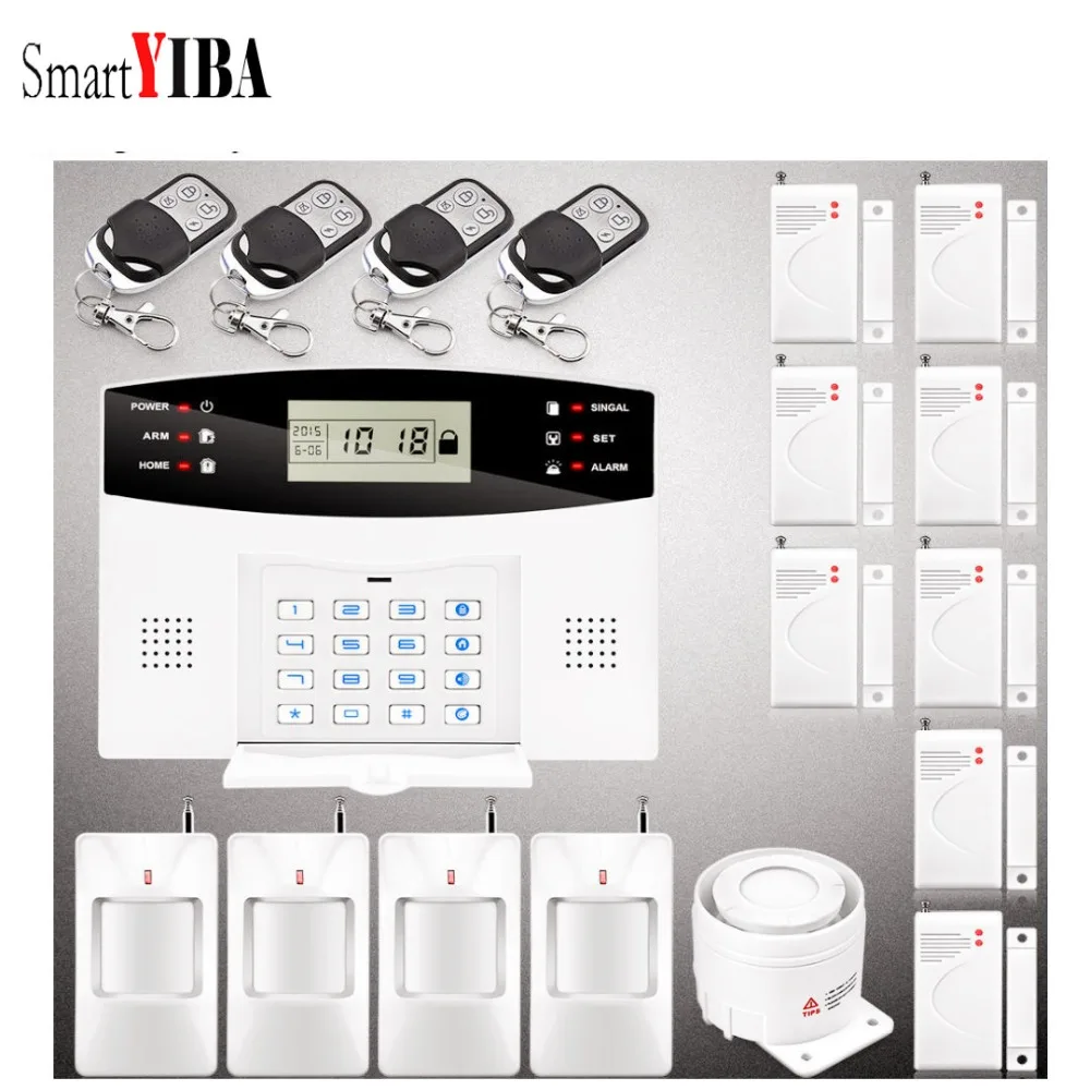 SmartYIBA Wireless GSM Burglar HOME SECURITY GSM ALARMS SYSTEM FOR HOME Auto Dial Outdoor Siren Alarm For The Apartment Security
SmartYIBA Wireless GSM Burglar HOME SECURITY GSM ALARMS SYSTEM FOR HOME Auto Dial Outdoor Siren Alarm For The Apartment Security