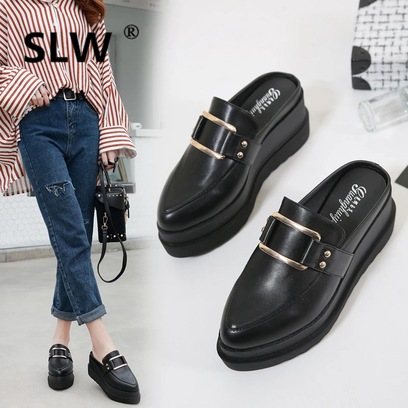 Slippers Heels Slides Shoes Women Cover Toe Platform High Sliders Soft Pointed Luxury Flat 2019 Buckle
Slippers Heels Slides Shoes Women Cover Toe Platform High Sliders Soft Pointed Luxury Flat 2019 Buckle