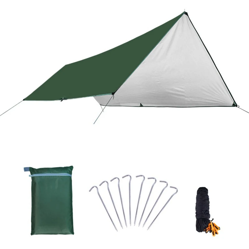Ultralight Tarp Outdoor Camping Survival Sun Shelter Shade Awning Silver Coating Pergola Waterproof Beach Tent Camping Blanket
Ultralight Tarp Outdoor Camping Survival Sun Shelter Shade Awning Silver Coating Pergola Waterproof Beach Tent Camping Blanket