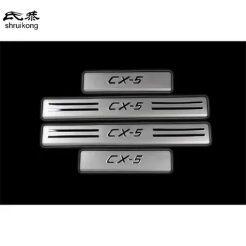 4pcs/lot stainless steel scuff plate door sill pedal covers 4pcs/set car accessories for 2012-2016 Mazda CX-5 CX 5 CX5 KE
4pcs/lot stainless steel scuff plate door sill pedal covers 4pcs/set car accessories for 2012-2016 Mazda CX-5 CX 5 CX5 KE