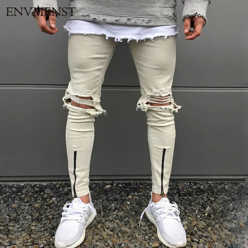 Envmenst 2017 Newest Fashion Tie-Dye Hole Destroyed Men's Slim White Denim Straight Biker Skinny Jeans Men Ripped Jeans
Envmenst 2017 Newest Fashion Tie-Dye Hole Destroyed Men's Slim White Denim Straight Biker Skinny Jeans Men Ripped Jeans