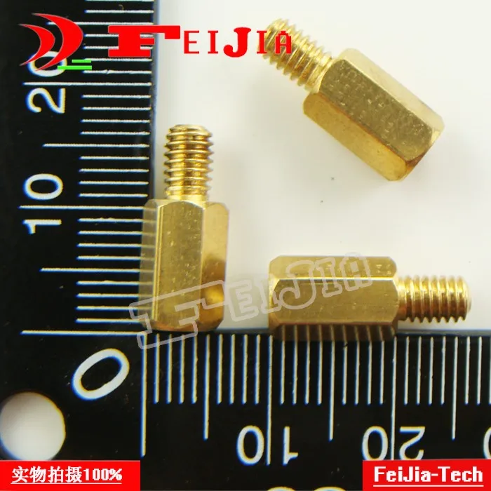 Free shipping 50PCS/LOT M4*10+6mm single head hexagonal copper pillars interval columns Hardware Fasteners Bolts
Free shipping 50PCS/LOT M4*10+6mm single head hexagonal copper pillars interval columns Hardware Fasteners Bolts