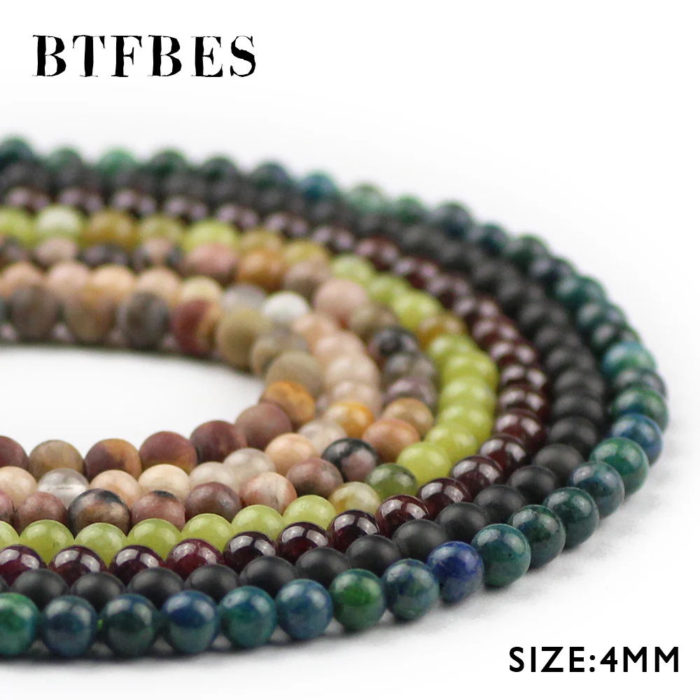 BTFBES 4mm Lapis lazuli Stone Sun stone Garnet Matte white stone Obsidian Natural Stone Round Bead Pendant or Bracelet Maing DIY
BTFBES 4mm Lapis lazuli Stone Sun stone Garnet Matte white stone Obsidian Natural Stone Round Bead Pendant or Bracelet Maing DIY