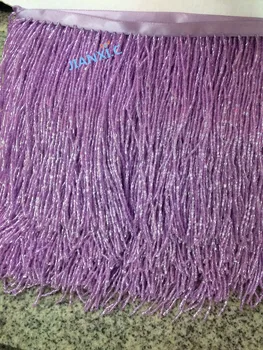 5 yards purple beaded tassel fringe best quality beads tube DiuDiu-102725 for dress decoration
5 yards purple beaded tassel fringe best quality beads tube DiuDiu-102725 for dress decoration