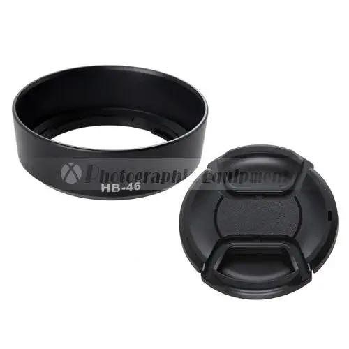 

Camera Lens Hood HB-46 + 52mm Lens Cap Cover for NIKON AF-S DX Nikkor 35mm f/1.8G 52mm Lens Accessories