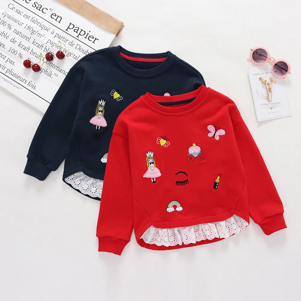 Toddler Active Infant Baby Girls Embroidery Splicing Sweatshirt Polyester Tops Pullover Daily Party Blouse
Toddler Active Infant Baby Girls Embroidery Splicing Sweatshirt Polyester Tops Pullover Daily Party Blouse