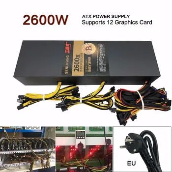 SENLIFANG New and original Mining power supply 2600W support 12 graphics card well tested free shipping
SENLIFANG New and original Mining power supply 2600W support 12 graphics card well tested free shipping