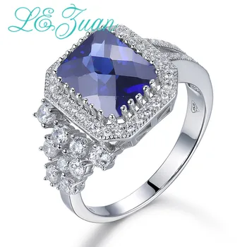 L&zuan 100% 925 Sterling Silver Jewelry Rings 3.94ct Blue stone Luxury Ring For Women Trendiest Square Gemstone Ring
L&zuan 100% 925 Sterling Silver Jewelry Rings 3.94ct Blue stone Luxury Ring For Women Trendiest Square Gemstone Ring