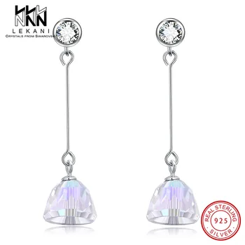 Big White Crystal From Swarovski Drop Earring Bell Shape Austria Rhinestone For Women925 Silver Elegant Engagement Party Jewelry
Big White Crystal From Swarovski Drop Earring Bell Shape Austria Rhinestone For Women925 Silver Elegant Engagement Party Jewelry