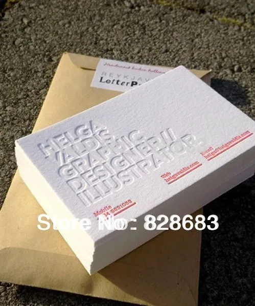 200pcs 2 colors printing paper business card with embossing LOGO-90*54mm-350gms art paper
200pcs 2 colors printing paper business card with embossing LOGO-90*54mm-350gms art paper