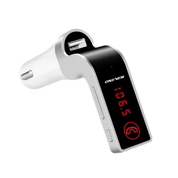 4-in-1 Hands Free Wireless Bluetooth FM Transmitter G7 AUX Modulator Car Kit MP3 Player SD USB LCD Car Accessories 
4-in-1 Hands Free Wireless Bluetooth FM Transmitter G7 AUX Modulator Car Kit MP3 Player SD USB LCD Car Accessories