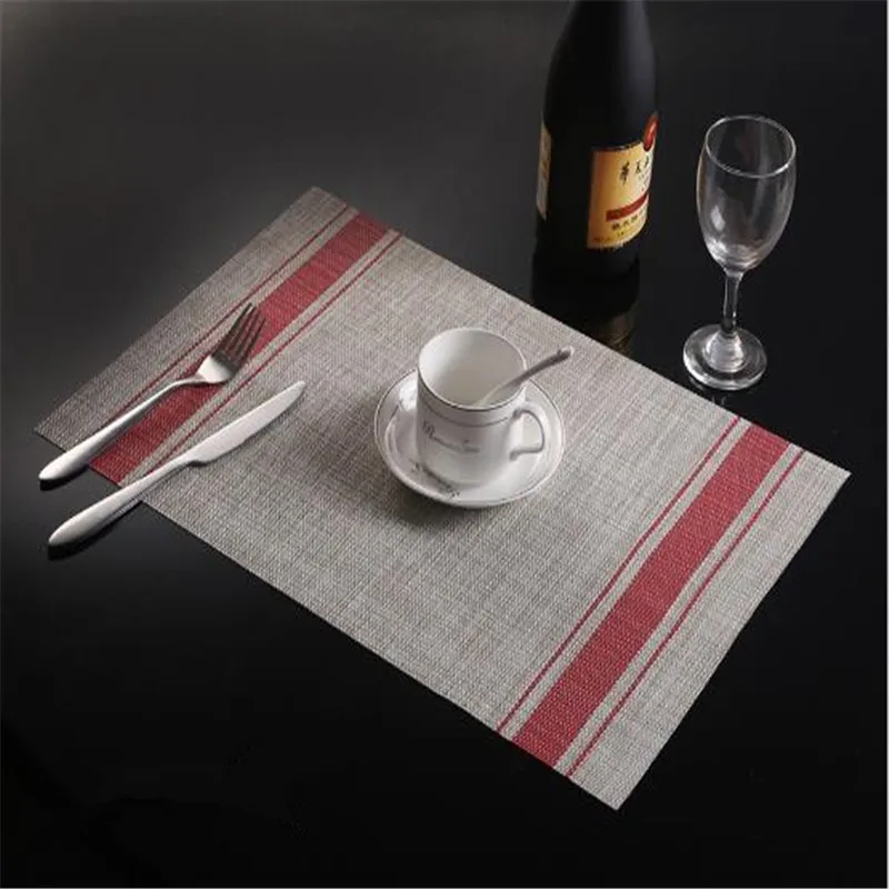 Modern Style 4/6/8/10pieces Set Tableware Mats Pads Kitchen Table Mats PVC Table Napkin Decorative Placemats for Dining Table
Modern Style 4/6/8/10pieces Set Tableware Mats Pads Kitchen Table Mats PVC Table Napkin Decorative Placemats for Dining Table