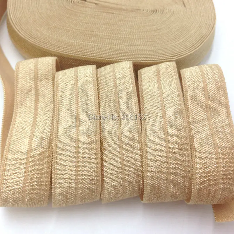 Good Quality Solid Gold Color Fold Over Elastic 5/8" Gold FOE Foldover Elastic Ribbon for DIY Headwear Hair Accessories 10Y/lot
Good Quality Solid Gold Color Fold Over Elastic 5/8" Gold FOE Foldover Elastic Ribbon for DIY Headwear Hair Accessories 10Y/lot