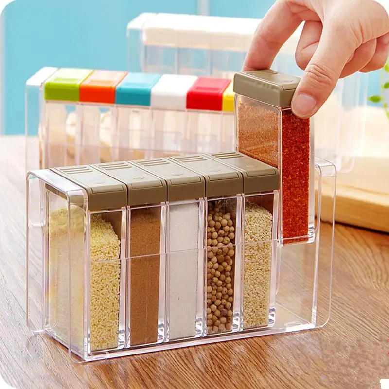Creative Kitchen condiment box six pieces condiment bottles,Kitchen Seasoning Box Salt Pepper Spices Storage Box,Free shipping.
Creative Kitchen condiment box six pieces condiment bottles,Kitchen Seasoning Box Salt Pepper Spices Storage Box,Free shipping.