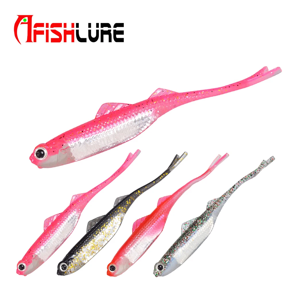 Afishlure 8pcs/lot Forked Tail Soft Fish Lure 105mm 5g Double Tail Bait Swim baits Plastic Lure Pasca
Afishlure 8pcs/lot Forked Tail Soft Fish Lure 105mm 5g Double Tail Bait Swim baits Plastic Lure Pasca