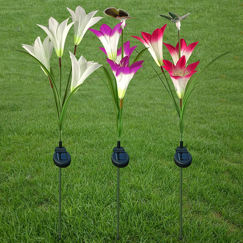 Solar Powered Garden Light Outdoor Lighting Waterproof LED Fence Patio Street Flower Lamp for Christmas/Wedding/Party Decoration
Solar Powered Garden Light Outdoor Lighting Waterproof LED Fence Patio Street Flower Lamp for Christmas/Wedding/Party Decoration