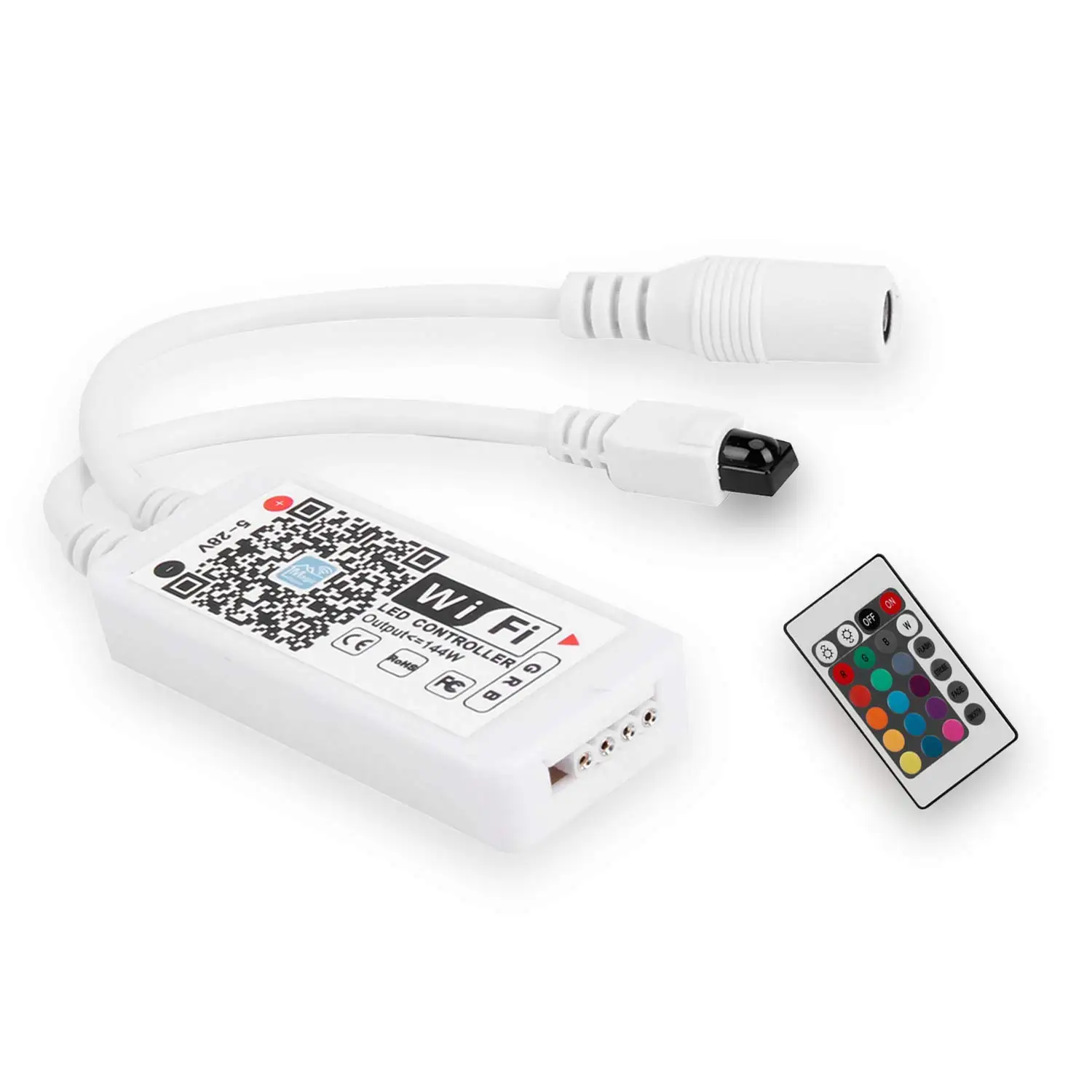 WiFi rgb-контроллер для Светодиодный светильник с полосками работает со смартфоном