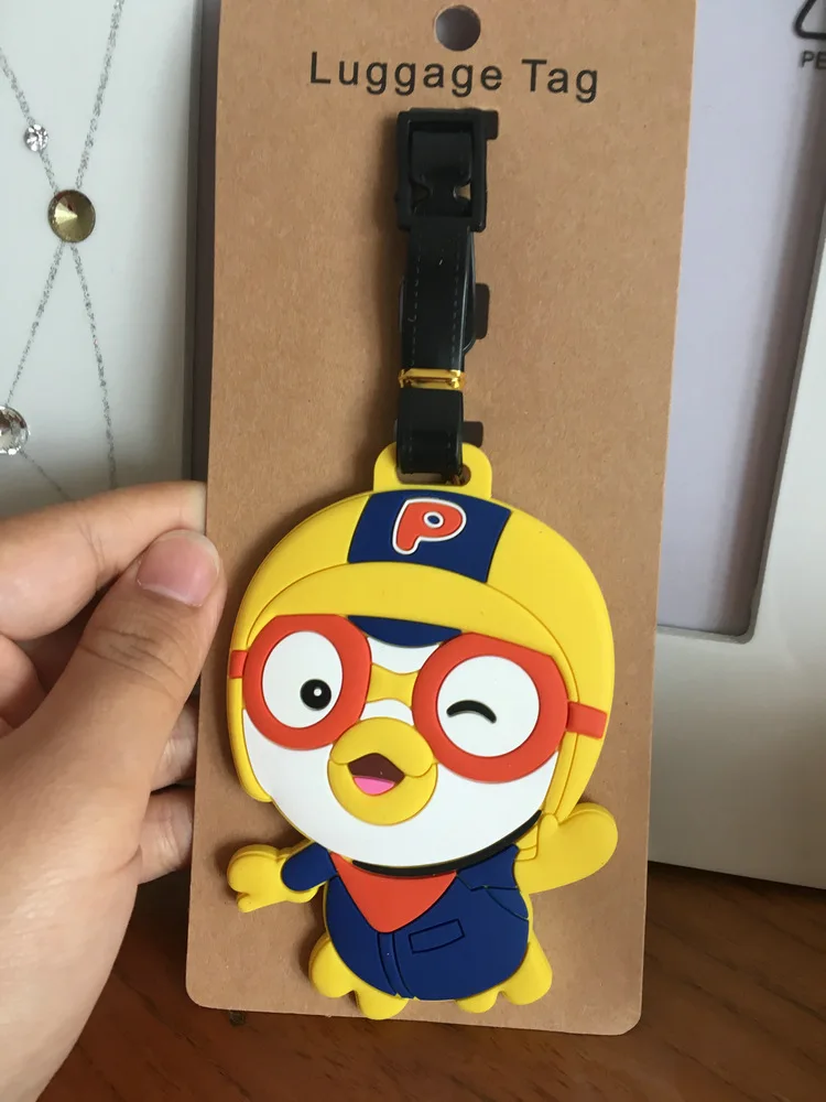 Korea Pororo Lulu, little penguin luggage tag hanging board, boarding card, bag, pendant, hanging ornament.
Korea Pororo Lulu, little penguin luggage tag hanging board, boarding card, bag, pendant, hanging ornament.