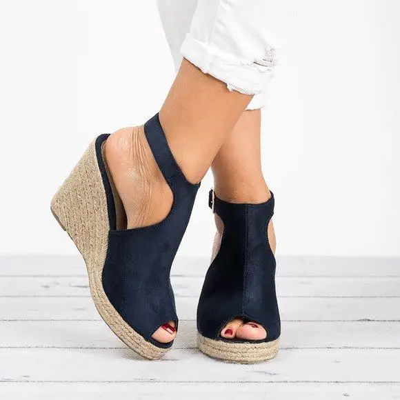 SLHJC Summer Wedges Sandals Peep Toe High Heel Height Increasing Platform Shoes Women Plus Size 43 Hemp Hemp Knitted Elevator
SLHJC Summer Wedges Sandals Peep Toe High Heel Height Increasing Platform Shoes Women Plus Size 43 Hemp Hemp Knitted Elevator