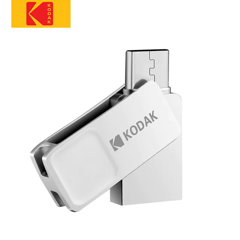 Kodak K223B Metal USB3.1 Micro USB OTG Dual Interface Flash Drive 16GB 32GB 64GB Memory stick U Disk USB 3.0 pendrive
Kodak K223B Metal USB3.1 Micro USB OTG Dual Interface Flash Drive 16GB 32GB 64GB Memory stick U Disk USB 3.0 pendrive