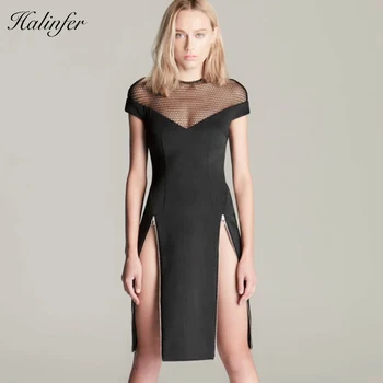 Halinfer 2018 New summer women dress sexy bodycon short sleeve o neck bandage dress elegant evening party black dresses vestidos
Halinfer 2018 New summer women dress sexy bodycon short sleeve o neck bandage dress elegant evening party black dresses vestidos