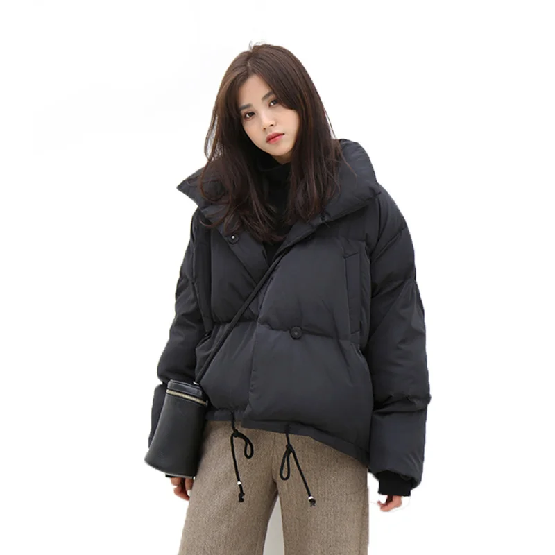 Winter Jacket Women 2018 90% White Duck Down Parkas Loose Warm Thicken Snow Short Outwear Female Fashion Stand Collar Overcoat
Winter Jacket Women 2018 90% White Duck Down Parkas Loose Warm Thicken Snow Short Outwear Female Fashion Stand Collar Overcoat