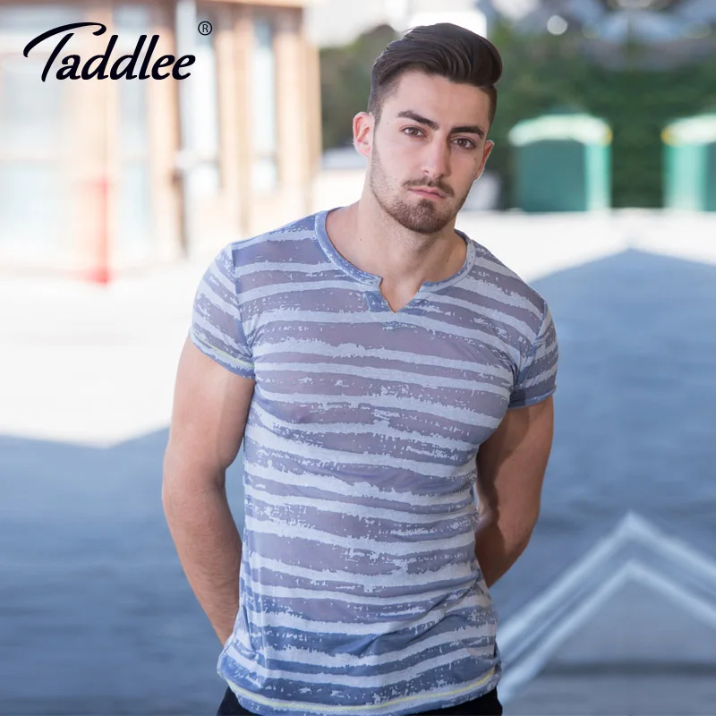 Taddlee Brand Sexy Men T-Shirts Top Tees Shirts Short Sleeve Fashion Casual Soft Comfortable Tshirts Sheer Plus Big Size T Shirt
Taddlee Brand Sexy Men T-Shirts Top Tees Shirts Short Sleeve Fashion Casual Soft Comfortable Tshirts Sheer Plus Big Size T Shirt