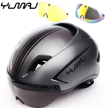 3 lens New Aero TT Road Bicycle Helmet Magnetic Goggle Racing Cycling Bike Sports Safety Helmet TT Timed Road Bike Helmet Lens
3 lens New Aero TT Road Bicycle Helmet Magnetic Goggle Racing Cycling Bike Sports Safety Helmet TT Timed Road Bike Helmet Lens