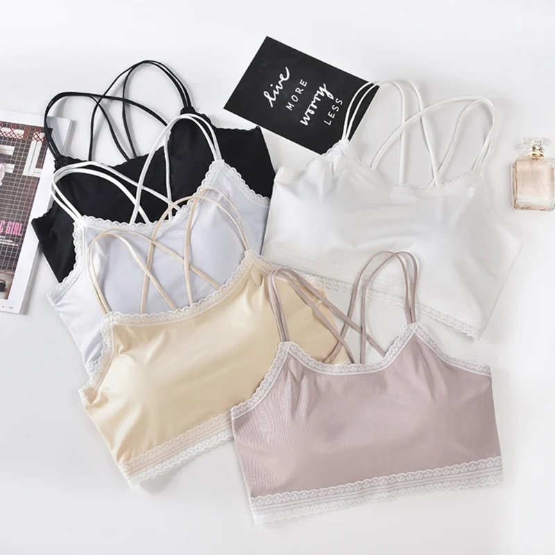 Sexy Camisole Lace Stitching Tube Top Seamless Beauty Back Wrapped Chest Women Tank Top
Sexy Camisole Lace Stitching Tube Top Seamless Beauty Back Wrapped Chest Women Tank Top